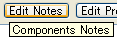 Components Notes button